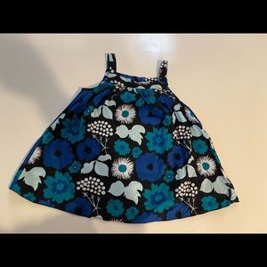 Marimekko for Target Collaboration 3T blue flower dress.